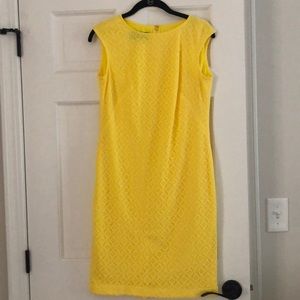 Yellow dress by Evan Picone